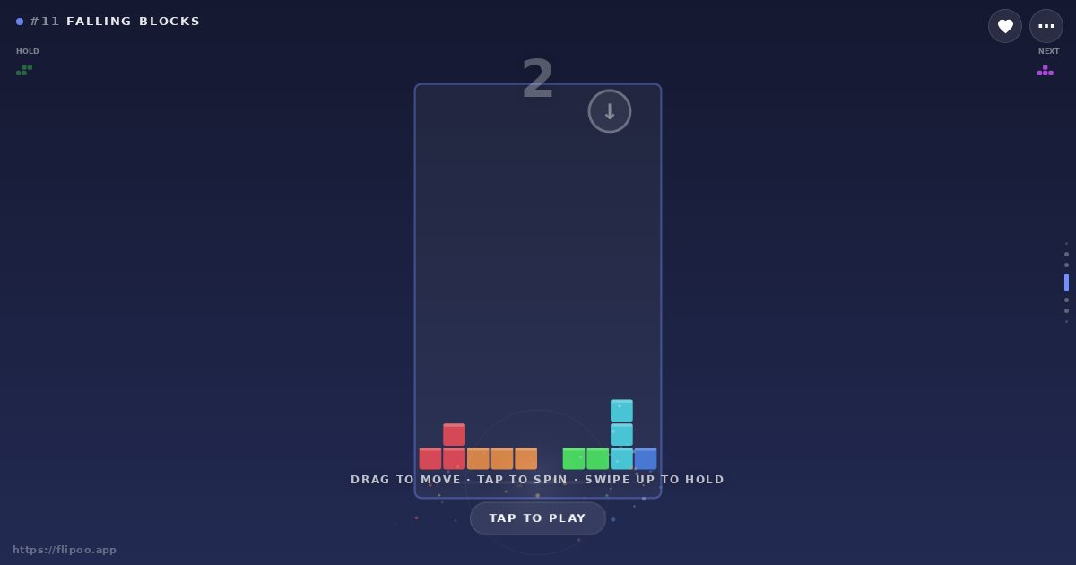 FALLING BLOCKS gameplay