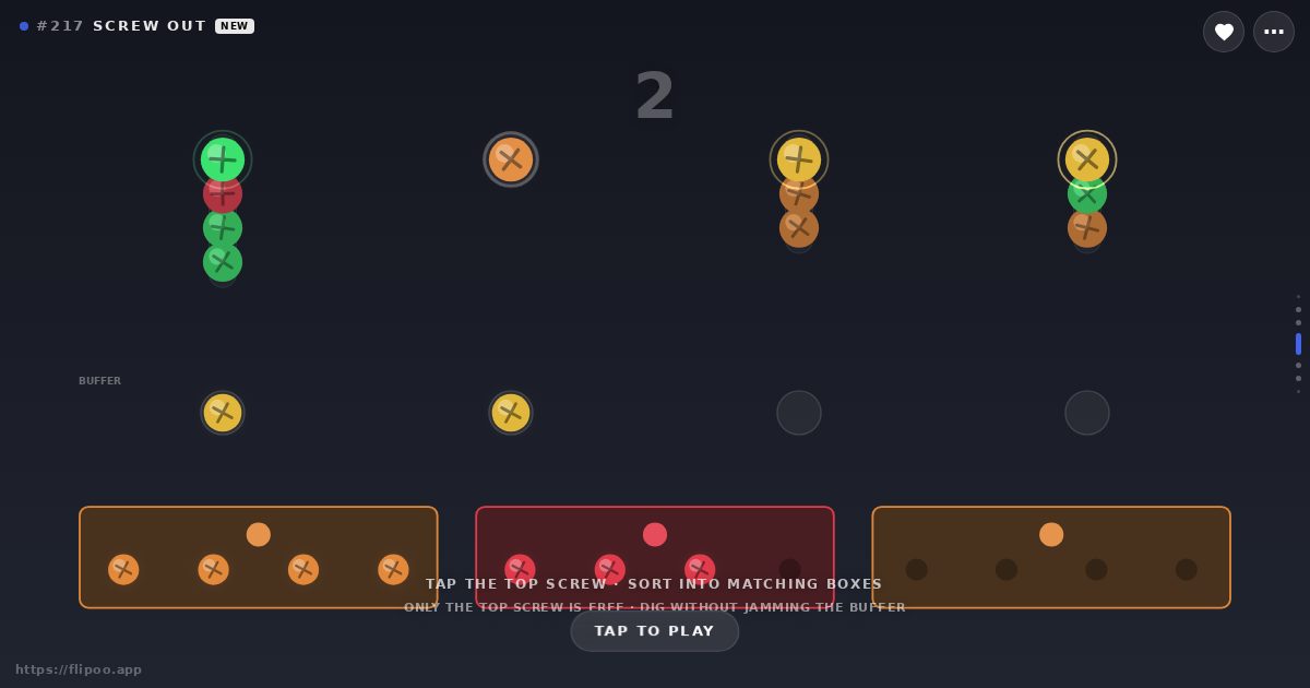 SCREW OUT gameplay
