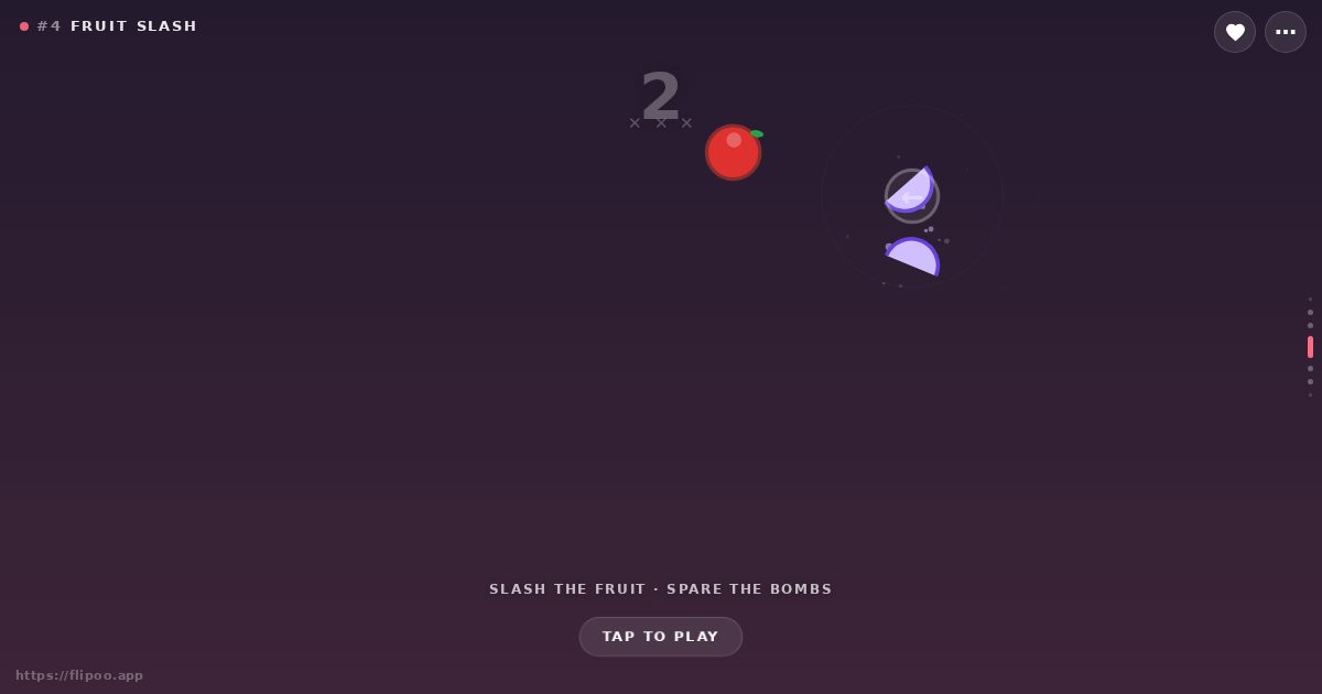 FRUIT SLASH gameplay