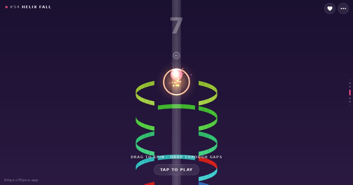 HELIX FALL gameplay