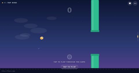 Spielszene aus TAP BIRD