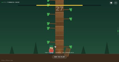 Spielszene aus TIMBER CHOP