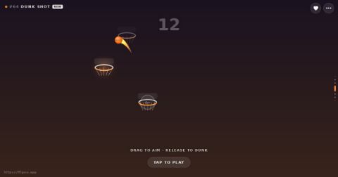 Spielszene aus DUNK SHOT